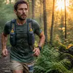 gourde pour course a pied flasque souple coureur foret