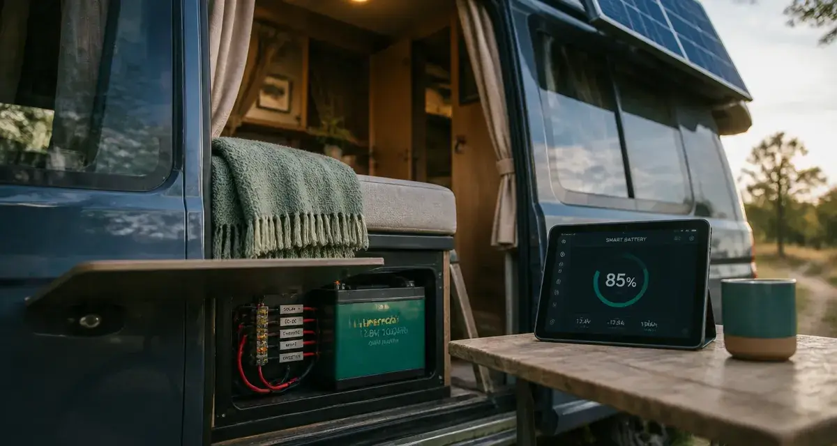 Innovations transports camping car : batterie LiFePo4 et panneau solaire pour autonomie
