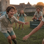 jeux extérieur animation enfants pelouse