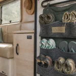Rangement chaussure camping car avec organisateur suspendu