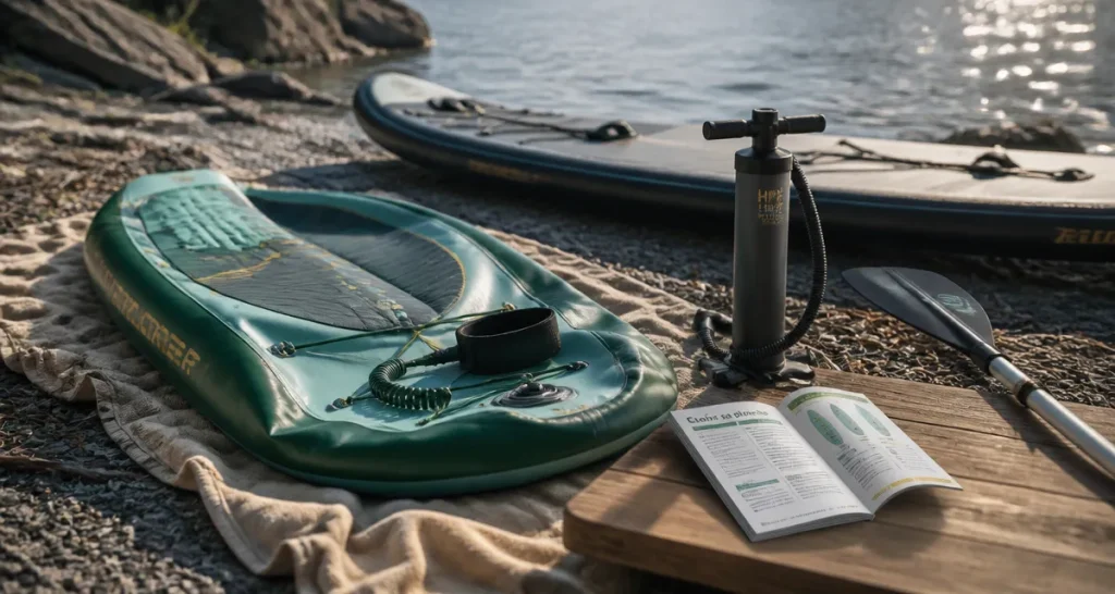 Stand up paddle board gonflable vs rigide sur lac