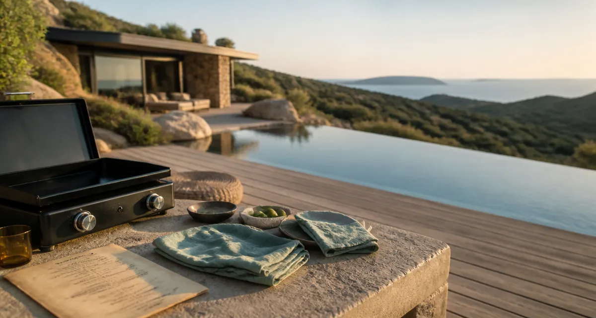 Villas à louer en Corse : villa de luxe avec piscine et vue mer
