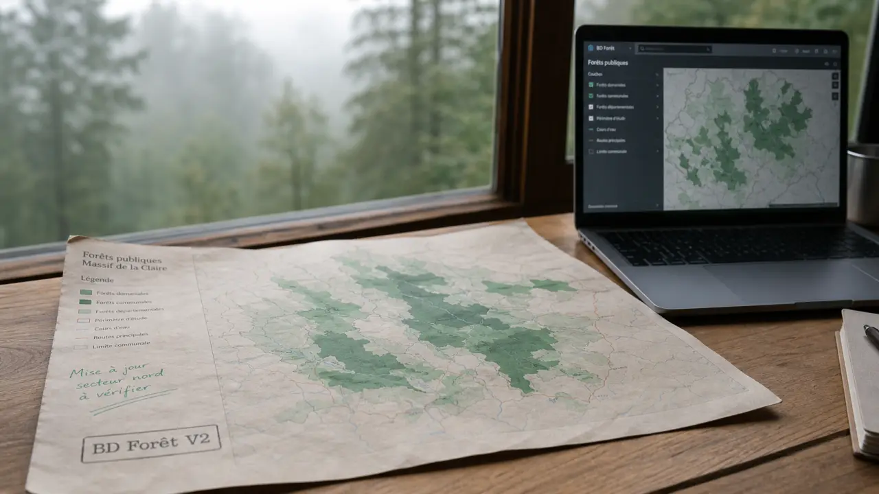 Carte foret france : sources officielles, calques et niveaux de détail