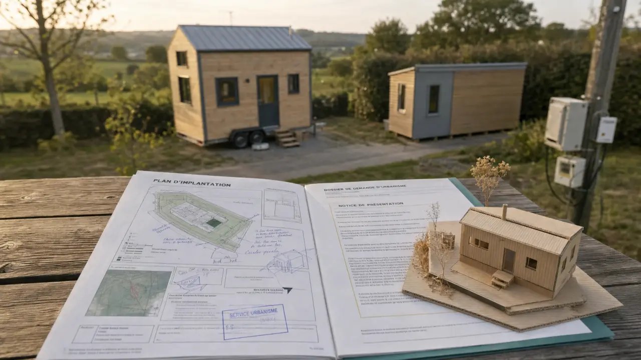 Habitat léger : dossier urbanisme et tiny house, zonage STECAL, seuil 40 m²