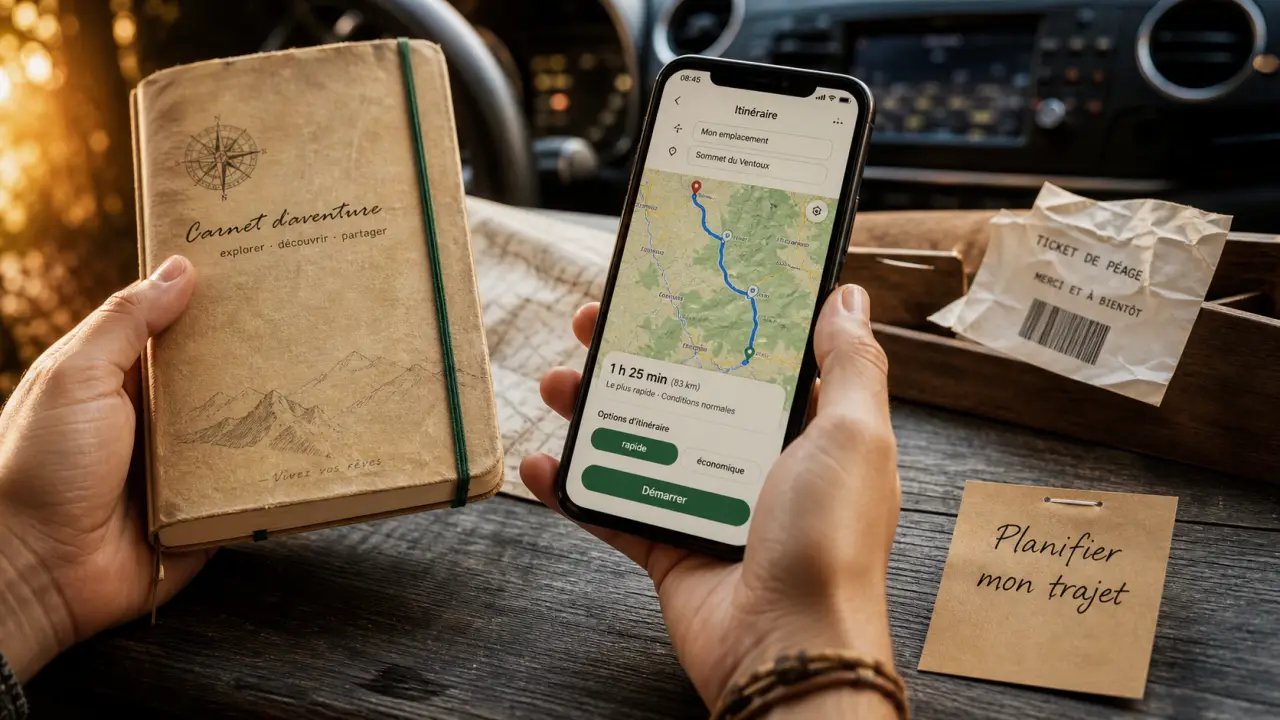 Itinéraire et carte Michelin sur smartphone : préparer le trajet en toute sérénité