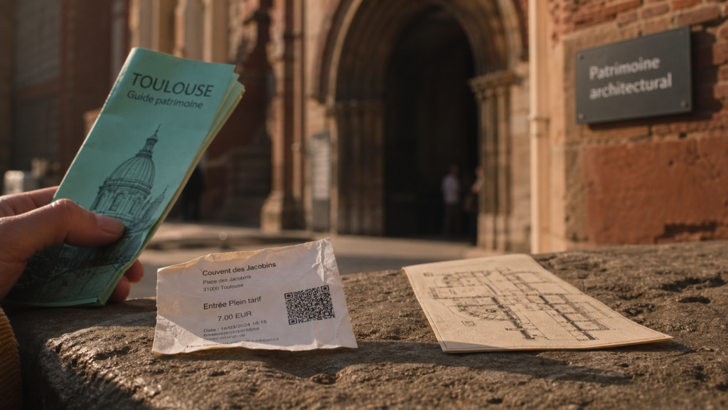 Journées du patrimoine à Toulouse : ticket et guide patrimonial