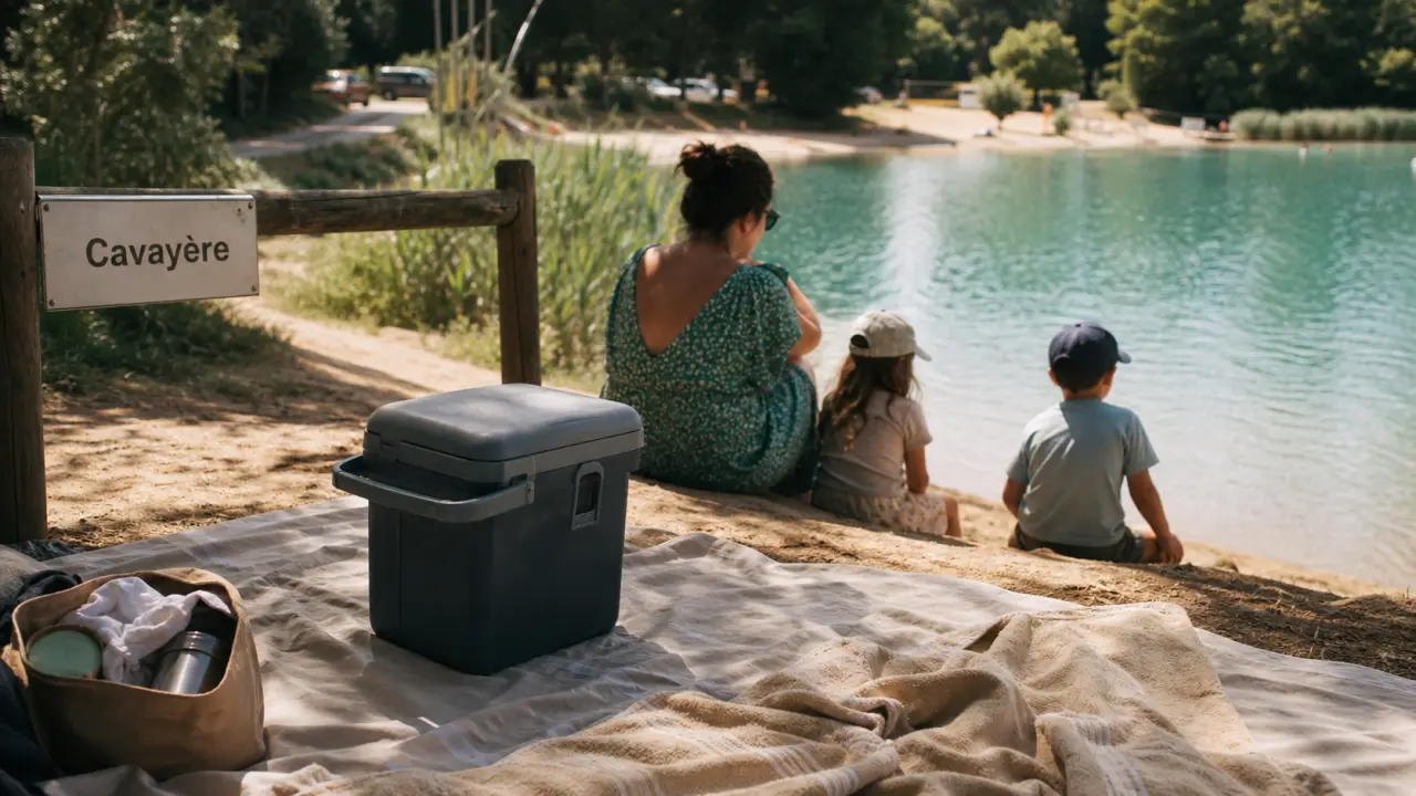Lac dans l Aude : plage et baignade en famille à Cavayère