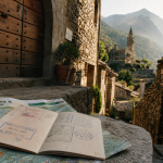 Carte d’excursions Conflent & Canigou dans un passeport, plus beaux villages autour de canet-en-roussillon