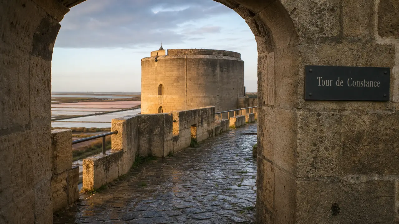 Que faire a Aigues-Mortes : vue remparts et Tour de Constance