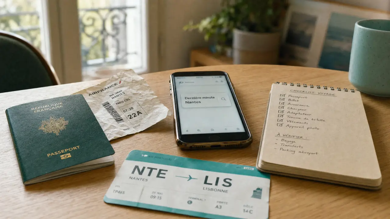 Voyage dernière minute départ Nantes : passeport, carte d’embarquement et bagages à vérifier