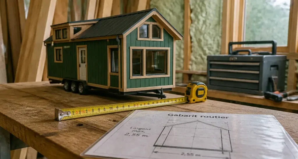 Dimensions d’une tiny house : les limites réelles pour rester mobile et légal