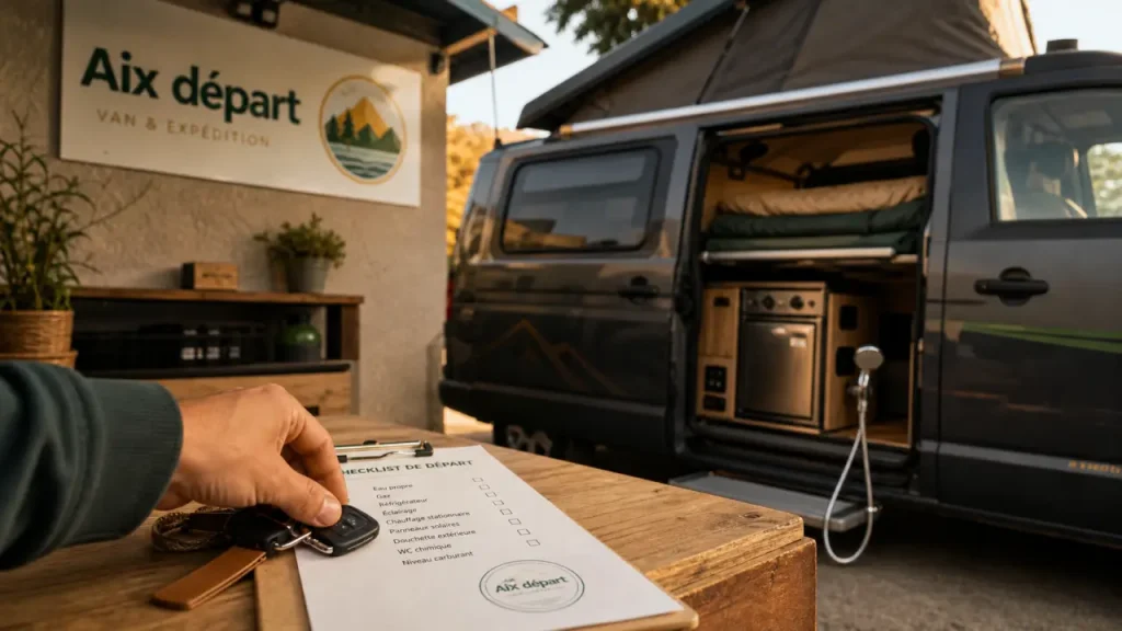 Location de van aménagé à Aix-en-Provence : accès, équipements et road trips sans mauvaise surprise