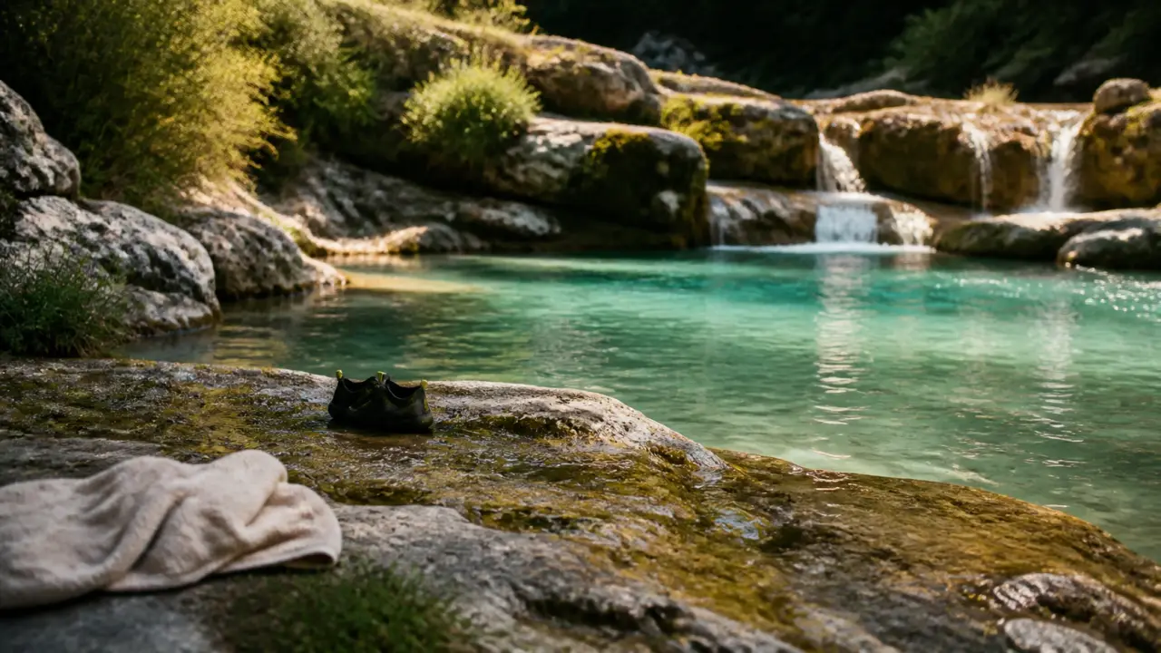 le cavu, 3 Piscines turquoise et rochers glissants
