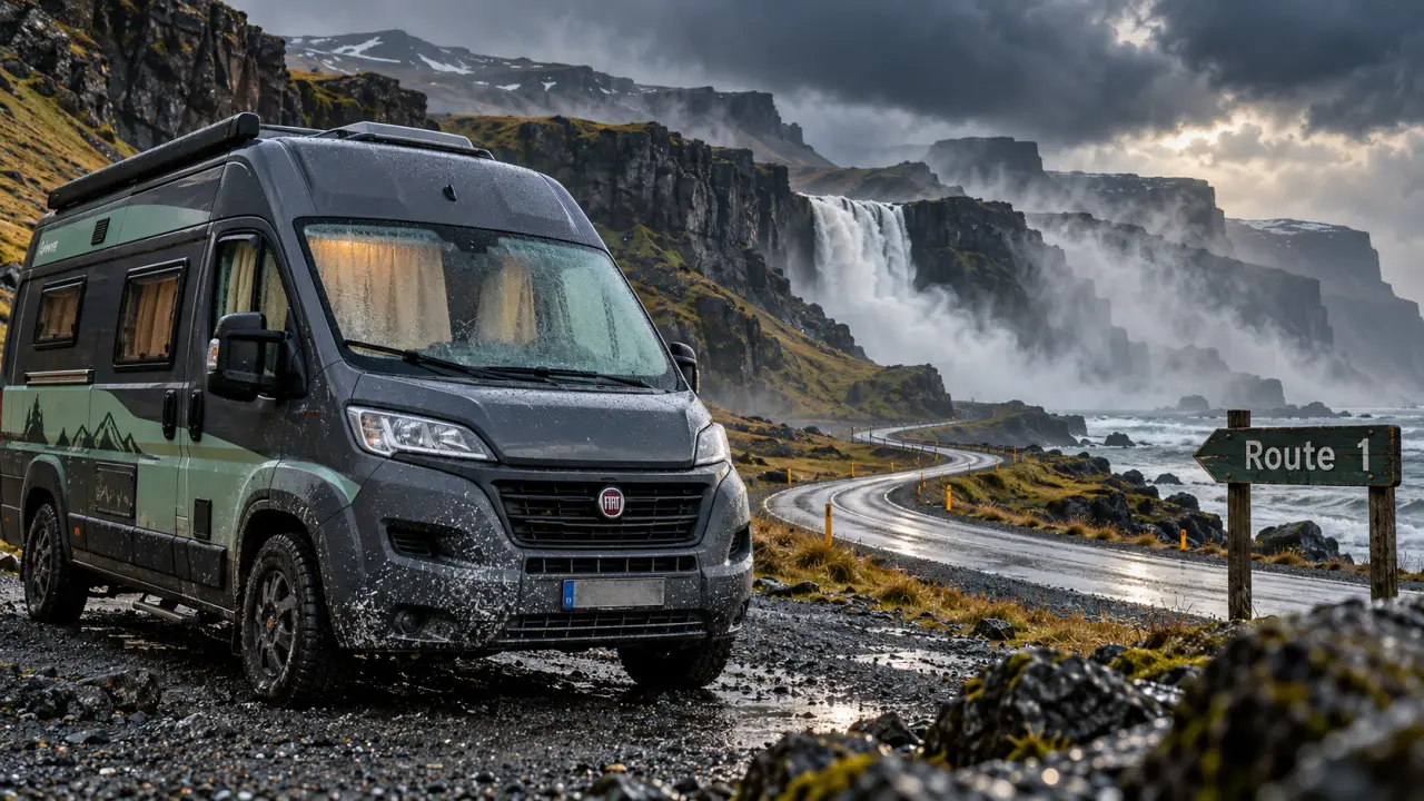 Camping-car sur la Route 1, Islande, circuit camping car 14 jours