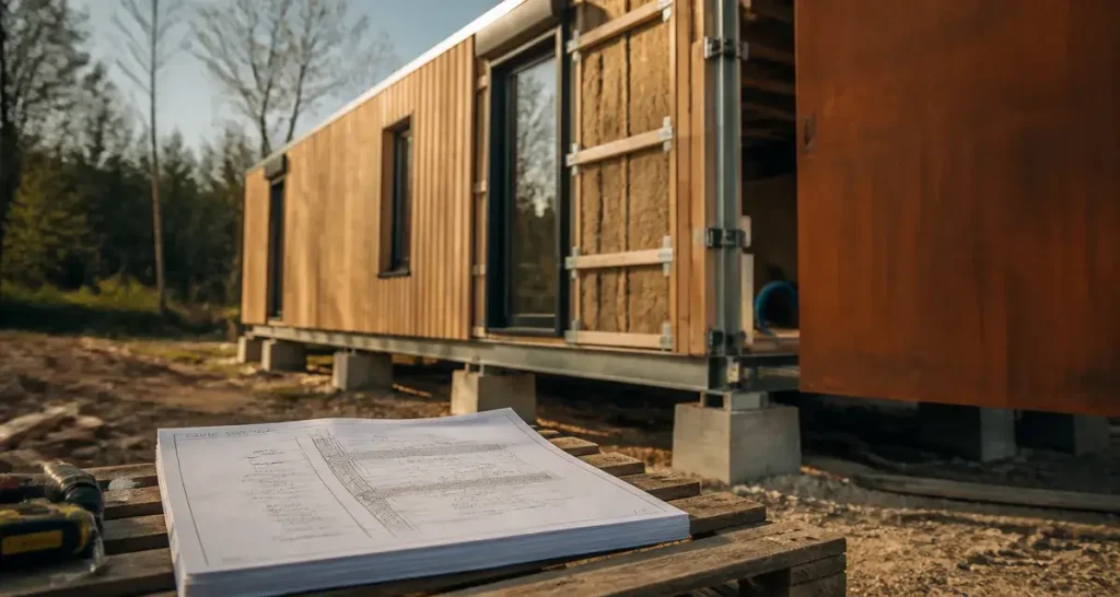 Conteneur tiny house : transformer l&rsquo;acier en habitat durable et fonctionnel