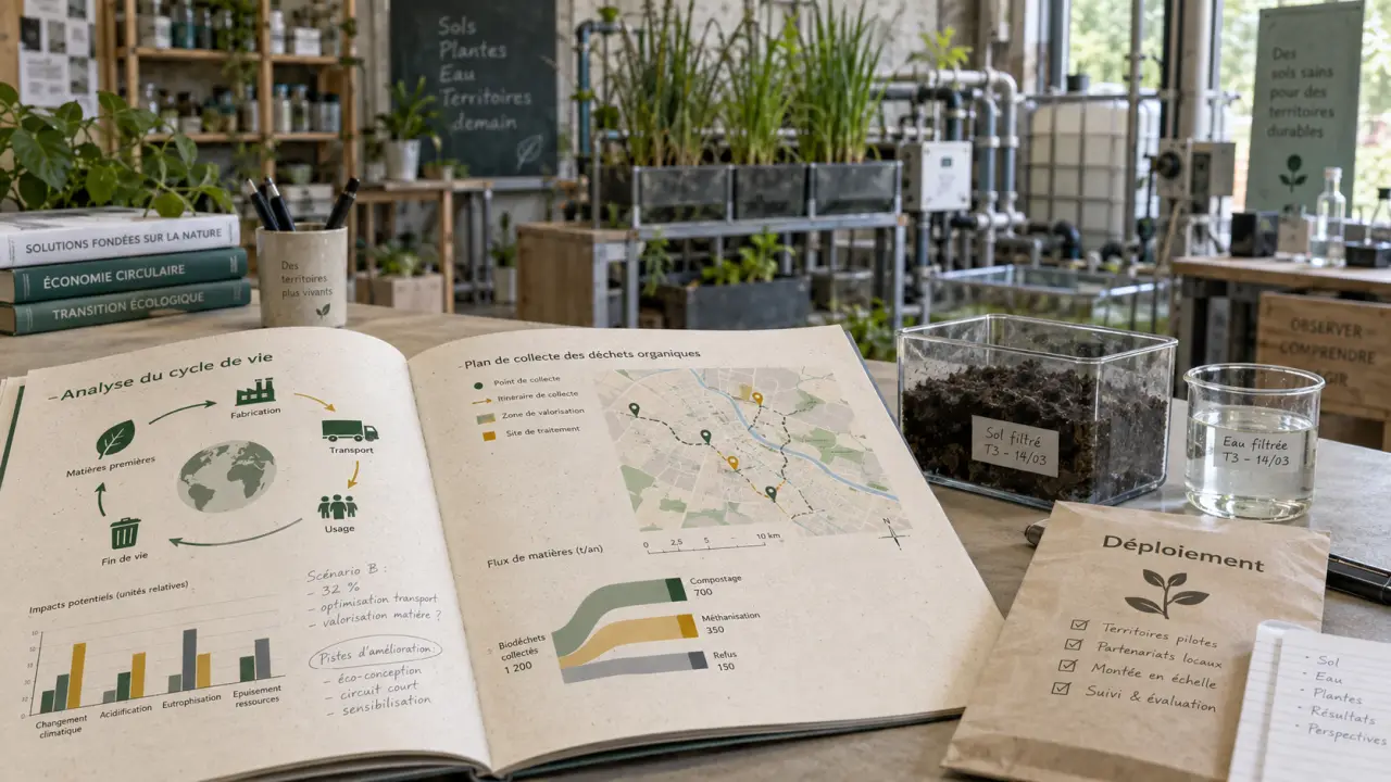 Innovations ecologiques en atelier : mesure déchets, CO2 et eau, analyse du cycle de vie
