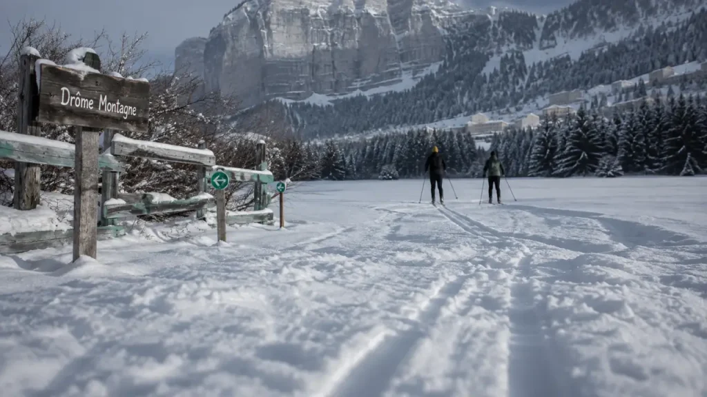 Font d’Urle, Herbouilly et Lus La Jarjatte : la Drôme montagne entre 85 et 90 km de ski de fond