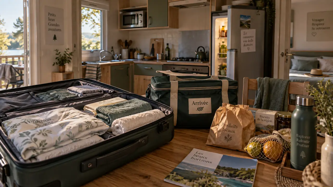 Quoi emmener en camping mobil home : linge et courses