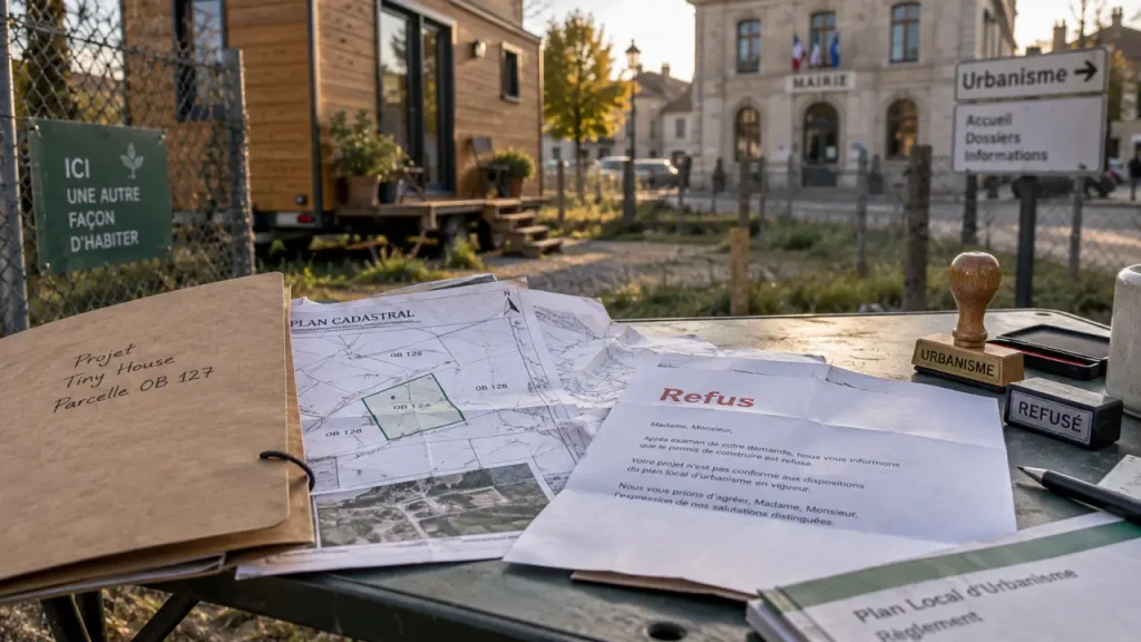 Tiny house refusée par la mairie : le terrain et l’usage priment sur le modèle