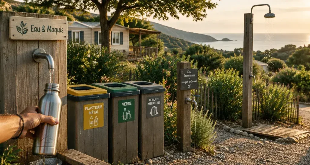 Un camping écologique en Corse se reconnaît à ses gestes, pas seulement à son label